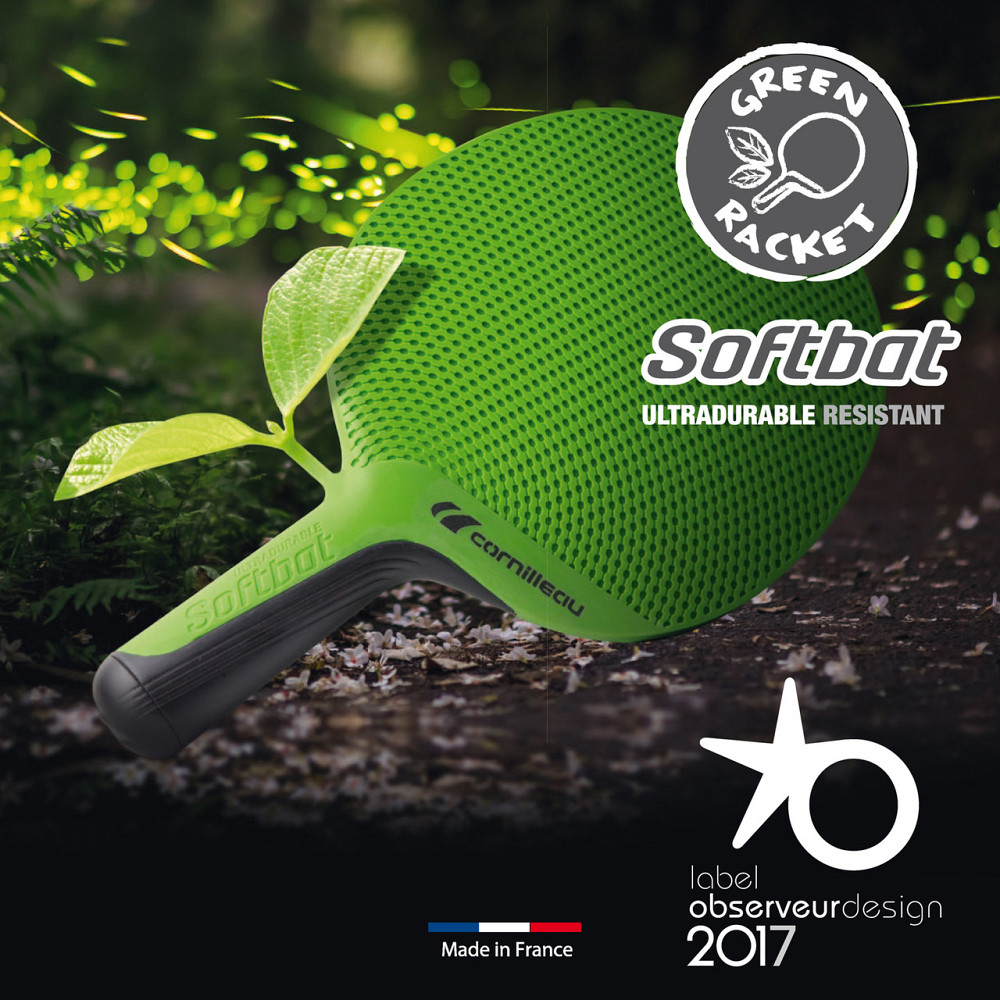 Ракетка для настільного тенісу Cornilleau SOFTBAT OUTDOOR, блакитна Київ - фото 3