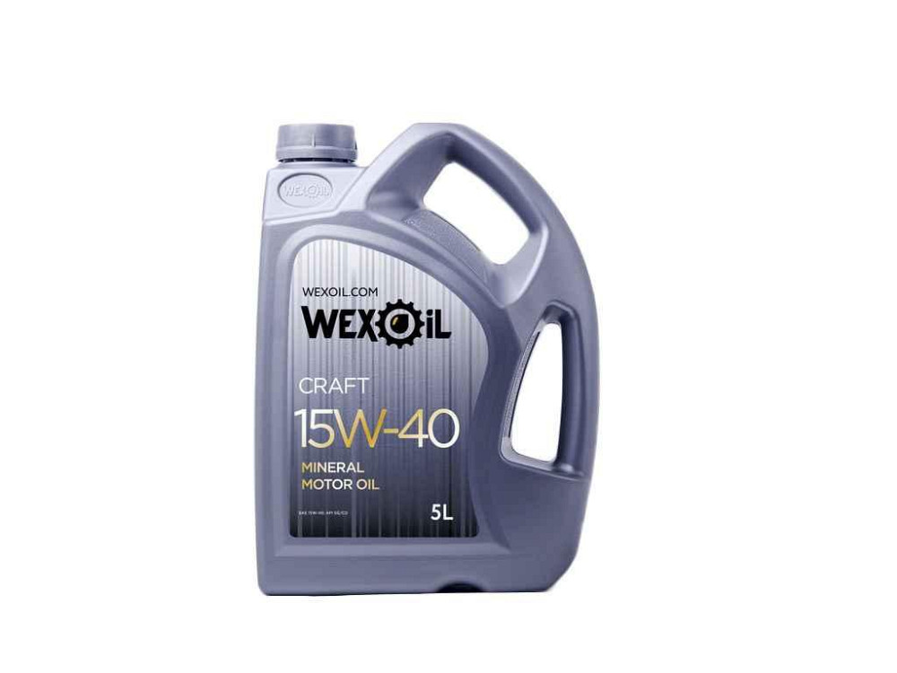Масло моторне мінеральне Craft SAE 15W-40 5л ТМ WEXOIL   Solmir Київ - фото 1