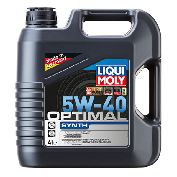 Моторне масло Liqui Moly Optimal Synth 5W-40 4л Львів - фото 1