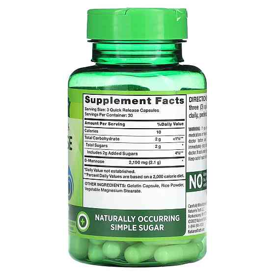 D-манноза Nature's Truth D-Mannose 2100 мг 90 капс Киев