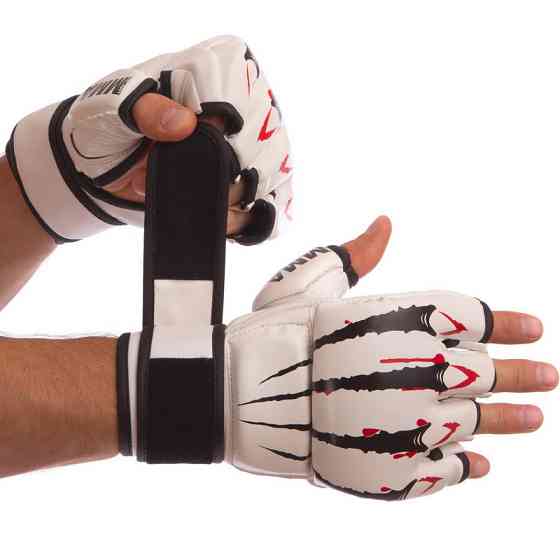 Рукавички для змішаних єдиноборств MMA Zelart BO-1394 розмір S-L кольори в асортименті Рукавички для боксу та єдиноборств Київ