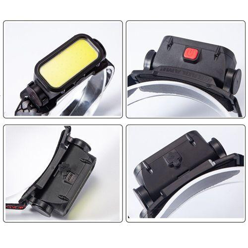 Налобний ліхтар BL-008 Bailong з COB діодом, білим і червоним світлом, 2 режими, до 2 годин роботи Одеса - фото 14