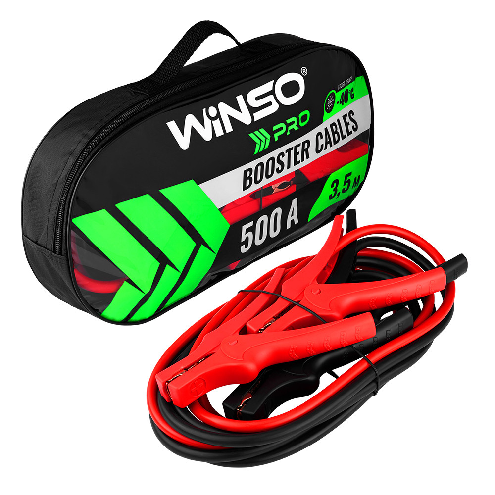 Провода-прикурювачі Winso Pro 500A, 3.5м Львів - фото 1