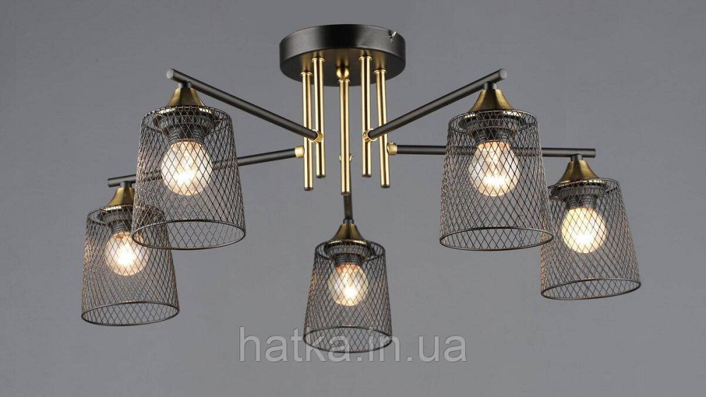 Підвісна люстра B A4437/5 BK+COP Київ - фото 1