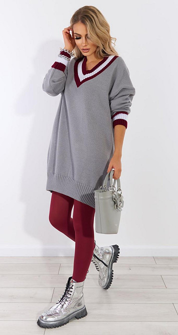 Красивый свитер платье (42-48) Киев - изображение 3