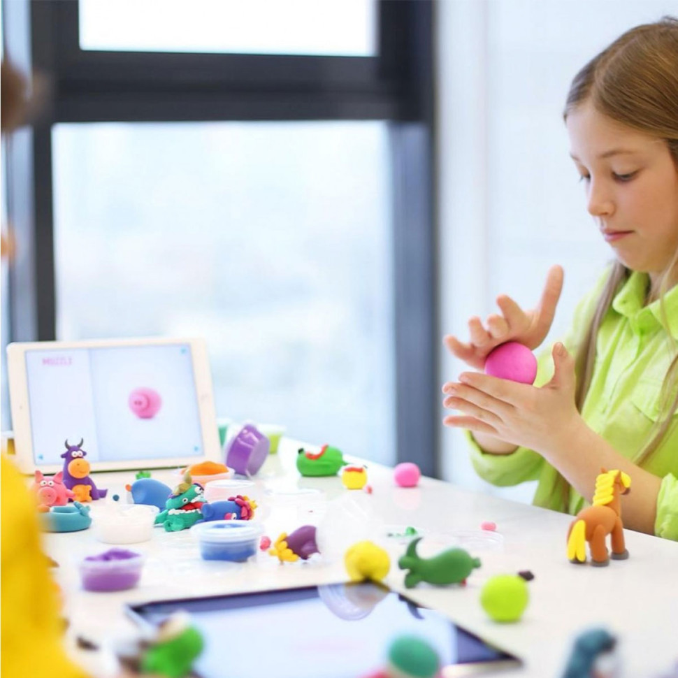 Набір пластиліну, що самостійно твердіє ЛІПАКА – Корівка, песик, вівця 60024-UA01 Вінниця - фото 6