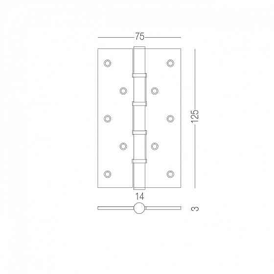 ЗАВІСА ДЛЯ ДВЕРЕЙ УНІВЕРСАЛЬНА РОЗБІРНА HE-120 MA МАТОВЙ АНТРАЦИТ Київ