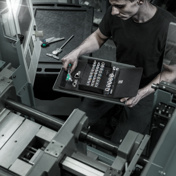 Набір торцевих головок з тріскачкою, подовжувачем 3/8" 35од. Wera Zyklop Speed 8100 SB All-in 05004090001 Одеса