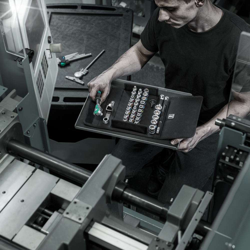 Набір торцевих головок з тріскачкою, подовжувачем 3/8" 35од. Wera Zyklop Speed 8100 SB All-in 05004090001 Одеса - фото 5