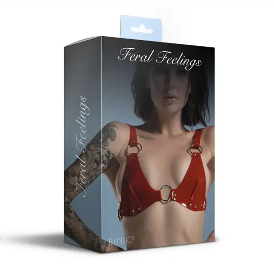 Ліф класичний Feral Feelings - Bikini Top Red Львів