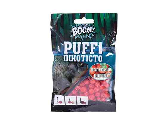 Пінотісто Полуниця Puffi Мяке 20г ТМ BOOM Київ