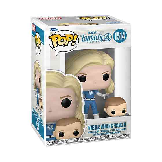 Набір ігрових фігурок Funko POP! серії Фантастична 4: Перші кроки - Невидима жінка й Франклін Днепр