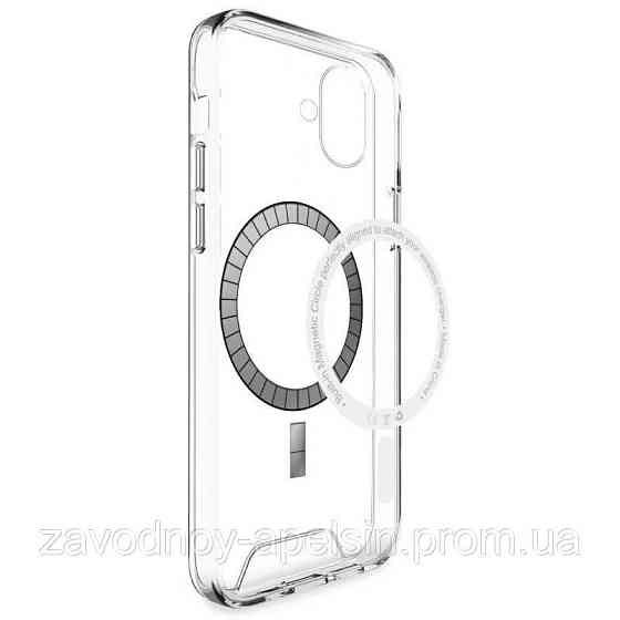 Iphone 16 Прозрачный чехол Магнит Space (TPU+PC) Одесса