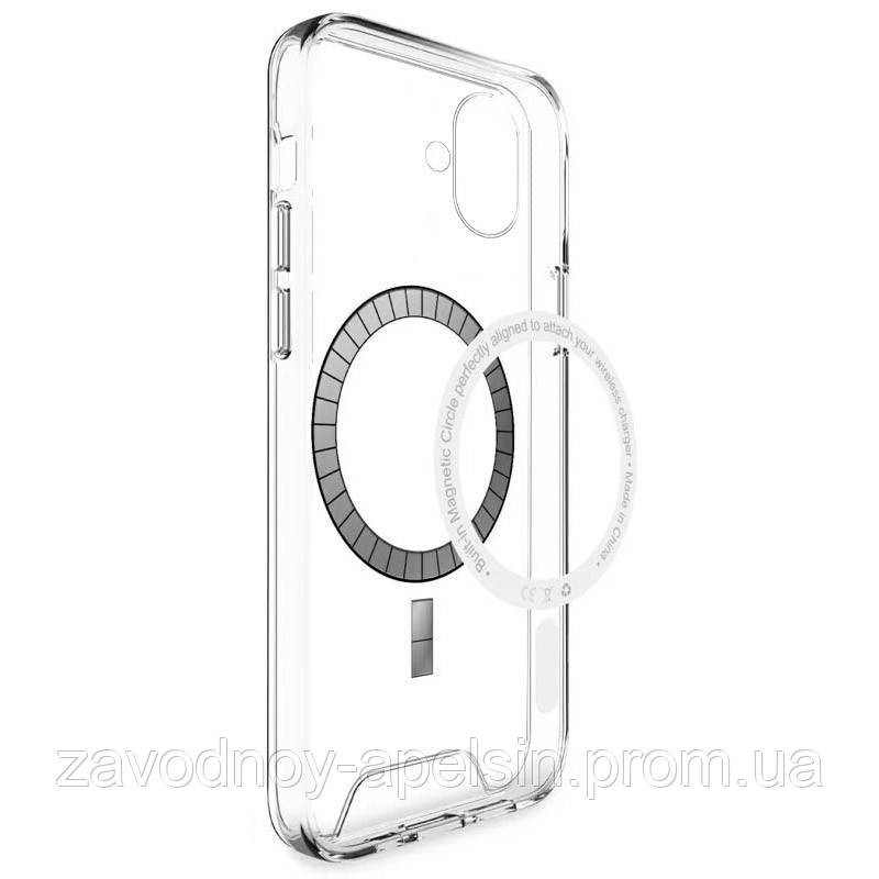 Iphone 16 Прозорий чохол Магніт Space (TPU+PC) Одеса - фото 4
