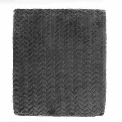 Плед Ardesto Jacquard Braid 160х200см, 100% поліестер, сірий (ART0203JB) Вінниця