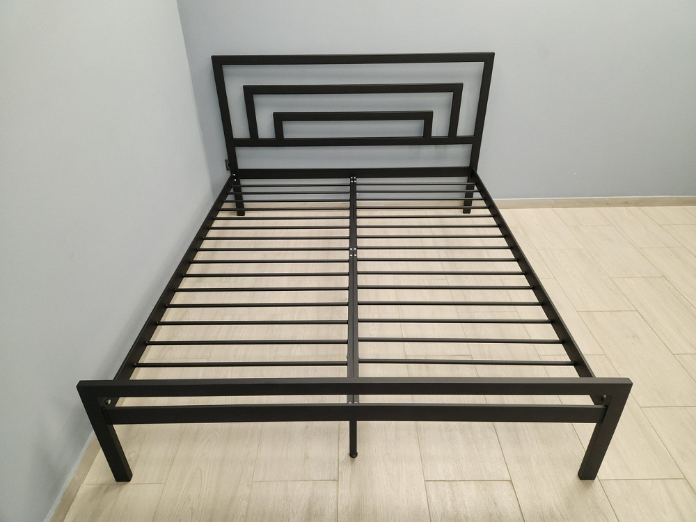 Двуспальная металлическая кровать Вереск от ТМ Теnero 120х190, Каркас метал расстояние 8 см., 1 ящик Харьков - изображение 4