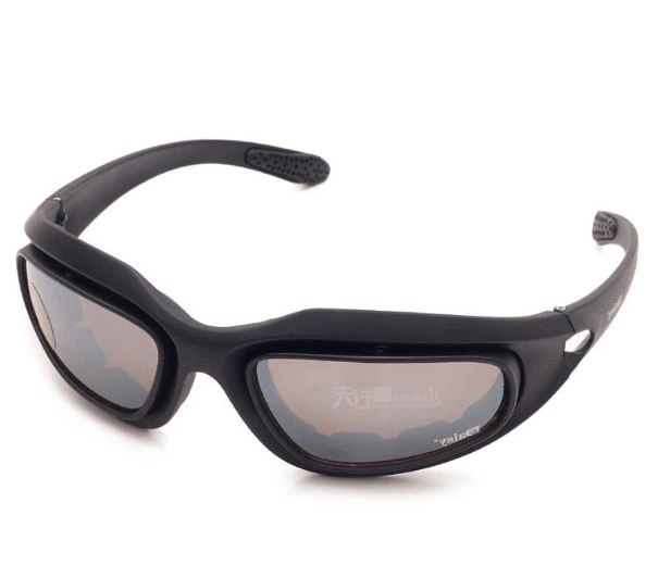 Окуляри тактичні з поляризацією Daisy C5 захист UV400 (4 змінні лінзи + чохол) Чорний Київ - фото 7