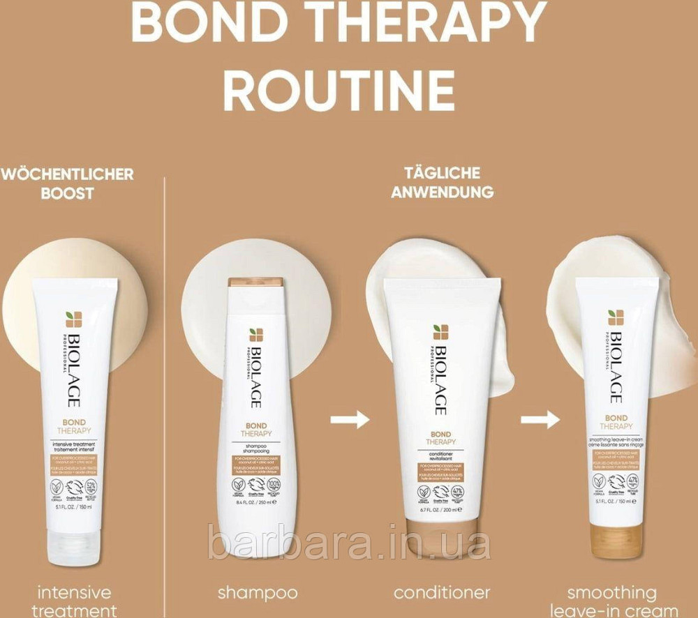 Шампунь  Matrix Biolage Bond Therapy з кератином кератин для пошкодженого волосся Київ - фото 6