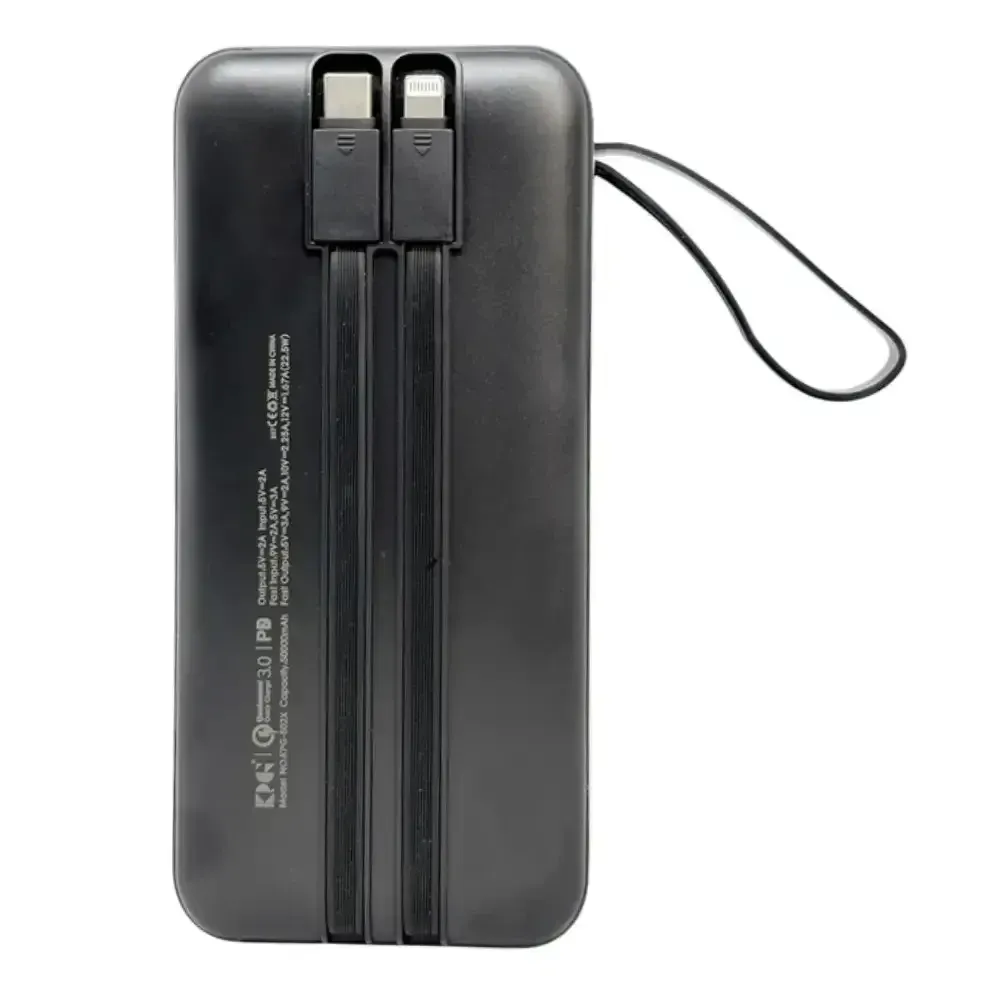 Внешний аккумулятор Power Bank KP KPG-402X 40000 мАч 22.5Вт, QC 3.0, 4 USB, 2 Type-C, дисплей Одесса - изображение 4