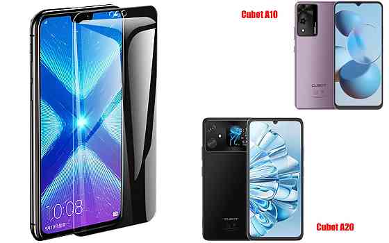 Захисне скло NeoGlass для Cubot A10, Cubot A20 – надпрозоре та стійке Київ
