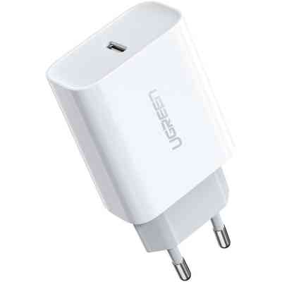Зарядное устройство Ugreen CD137 Type-C PD 20W Charger (White) (60450) Винница