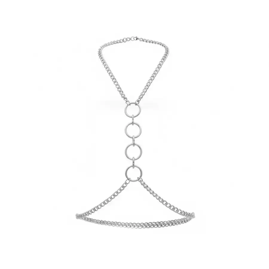 Металева портупея Art of Sex - Mango, колір срібло, XS-2XL Львів - фото 1