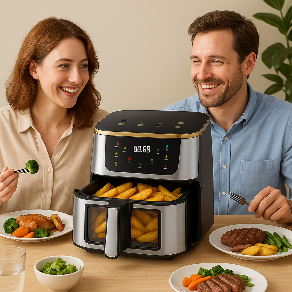 Аэрофритюрница 10л, 4200Вт, TK00247 / Аэрогриль / Мультипечь / Фритюрница безмаслянная Киев - изображение 2