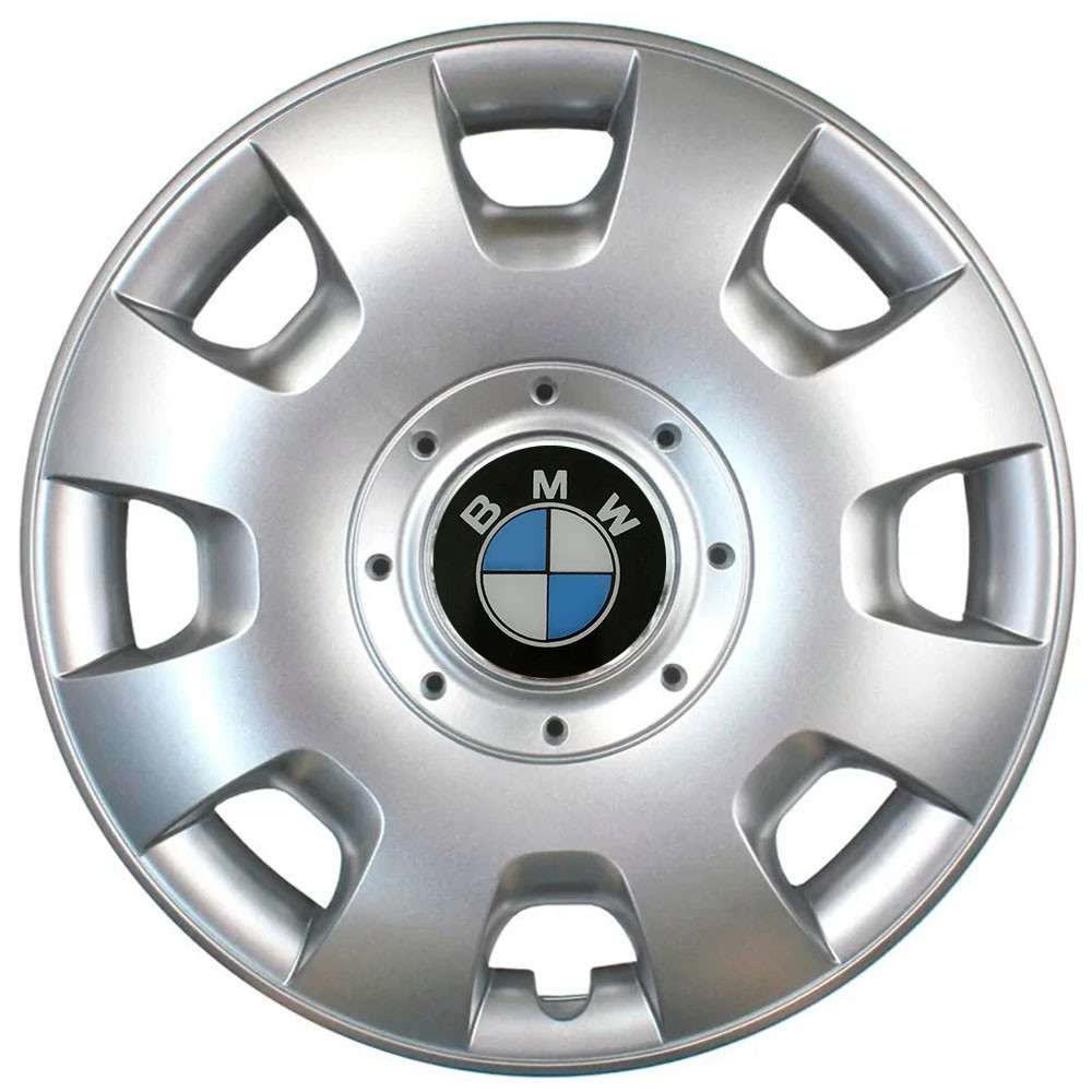 Автомобільні модельні ковпаки R13 BMW 107 4шт, SJS, сріблясті Київ - фото 1