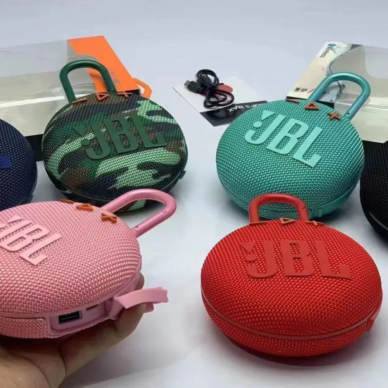 Портативная колонка JBL Clip 3 Black Bluetooth, IPX7, до 10 ч, микрофон, карабин, компактная акустика Киев
