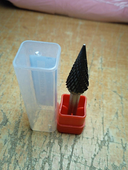 Борфреза твердосплавна M конус 30º 8×18×6 мм — шарошка по металу для дриля та гравера Харків - фото 1