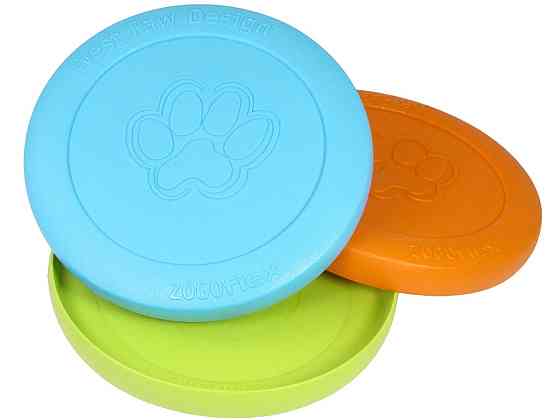West Paw Zisc Flying Disc (Вест Пав Зиск) игрушка для собак фрисби Большой - 22 см., Оранжевый Запорожье