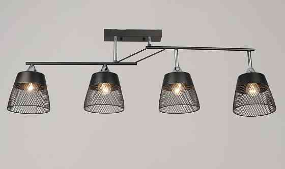 VALESO Люстра стельова на 4 плафони VALESO K2324/4 Метал E27 Чорний + Хром Київ