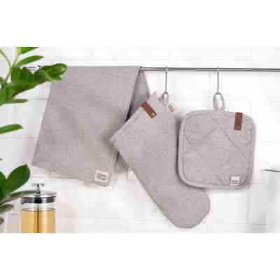 Серветка на стіл Ardesto Oliver сірий 40х40 см, 100% бавовна (ART06OD) Вінниця