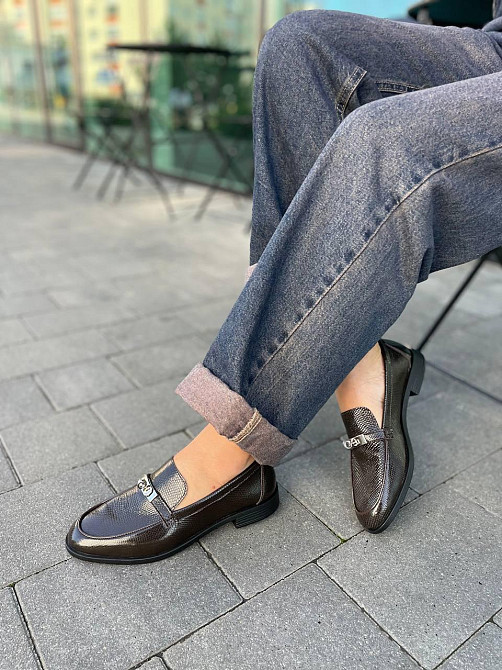 VIFEST Туфлі жіночі VIFEST 255 коричневі (весна-осінь, шкіра (анаконда) натуральна) (5912) Коломия - фото 2