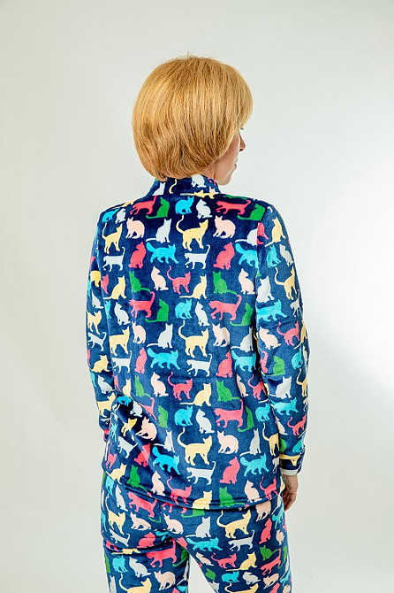 Комплект-піжама, хатній жіночий, теплий, топ Крохатушка одяг Київ - фото 2