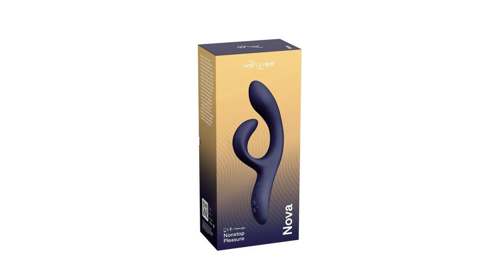 Смарт вибратор-кролик We-Vibe Nova Midnight Blue, эргономичный, регулируемый угол наклона ствола Sex Aura Киев - изображение 9