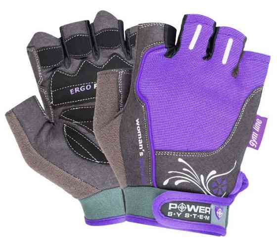 Рукавички для фітнесу Power System PS-2570 Woman’s Power жіночі Purple S Луцьк