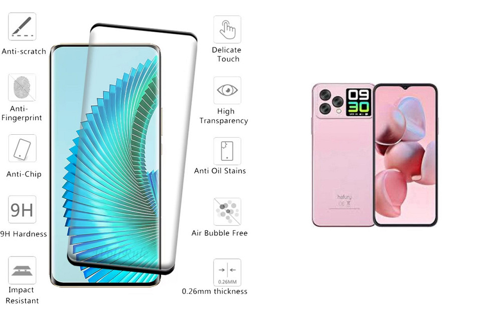 Защитное стекло HyperGlass Pro для Cubot Hafury V1 – максимальная чувствительность и защита Киев - изображение 2