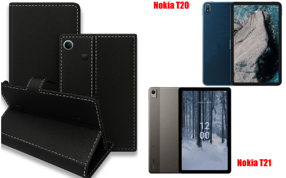 Книжка-трансформер для планшета Nokia T20, Nokia T21, колір Black Київ