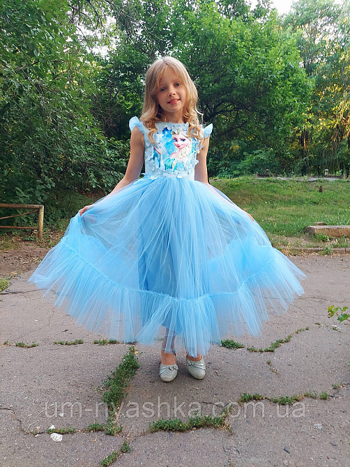 Сукня принцеси Ельзи Фрозен Холодне серце костюм Ельзи Кривий Ріг - фото 3