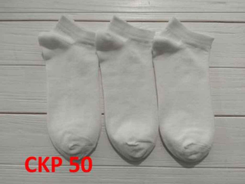 Носки мужские демисезонi белые (10 пар/уп) р.25 арт.СКP 50 ТМ Золотой клевер Solmir Киев - изображение 1