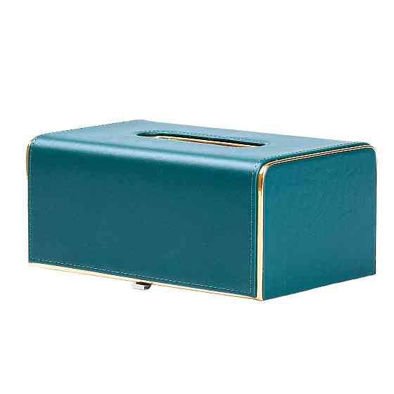 Серветниця на стіл з еко-шкіри 21 х 13.5 х 9.5 см зелена HP9801GR Коломия