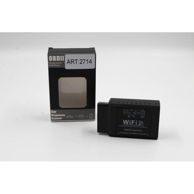 Діагностичний автосканер OBD ELM327 Wi-Fi 2.5v сумісний з iOS Android, OBDII адаптер Одеса - фото 2