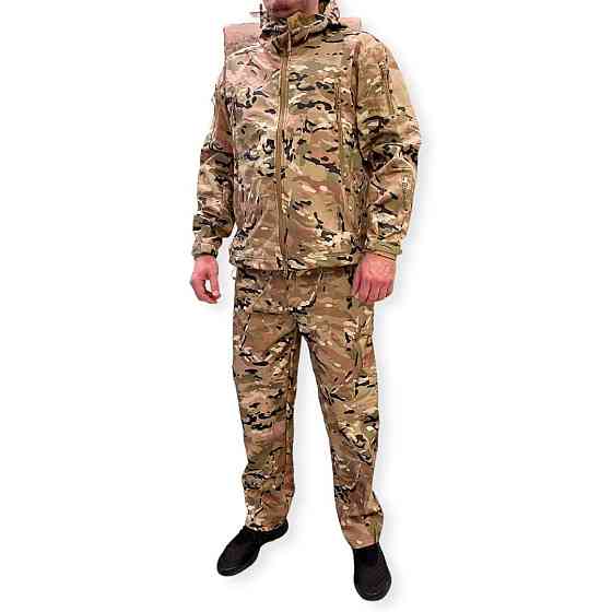 Тактичний чоловічий костюм Softshell Tactic Shark Skin (Мультикам) 3XL Вінниця