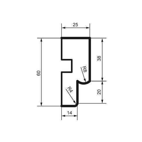 Молдинг фасадний Prestige Decor MC 101 Дніпро