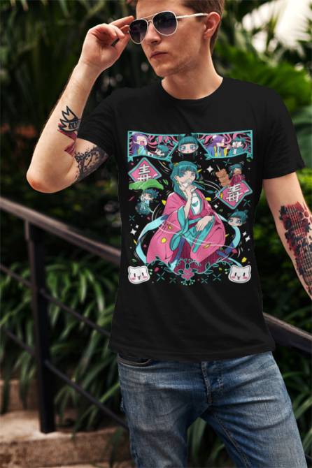 Футболка аниме Кусурийа Но Хиторигото Маомао оверсайз (S/M/L) Черний AnimeJ0764 Днепр - изображение 4