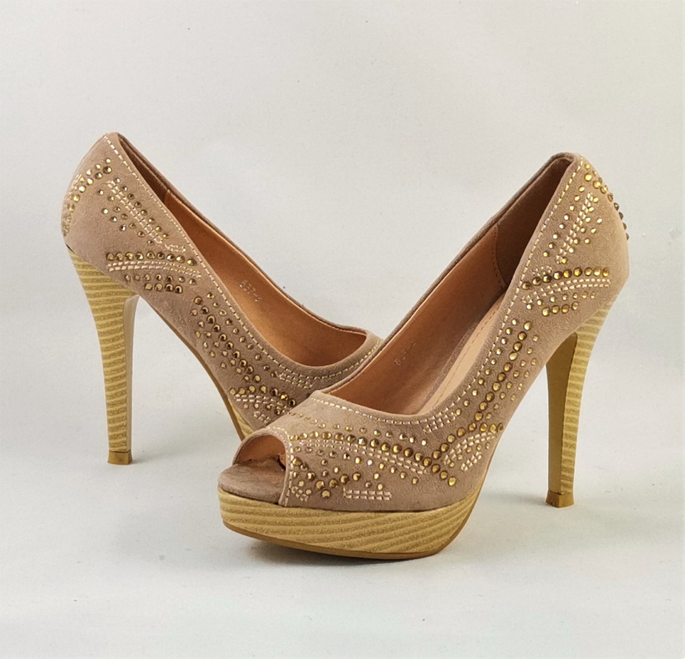 Жіночі Бежеві Туфлі на Каблуку Шпильке Замшеві Модельні (розміри: 36,37,38,39,40,41) — 37-3 Дніпро - фото 8