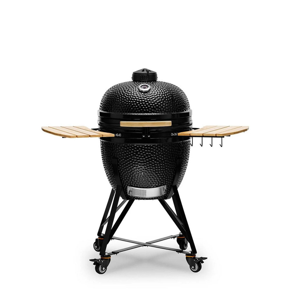 Керамический угольный гриль Kamado Bono Grande Ø 59 см черный TQ0023ALLIN Код: 013912 Ровно - изображение 1