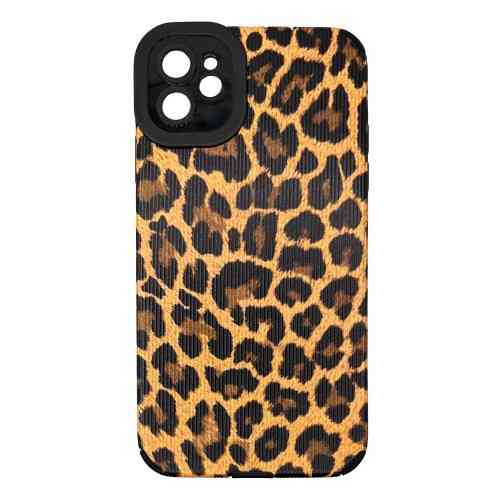 Iphone 12 Чехол силиконовый Защита камеры (леопардовый) Одесса