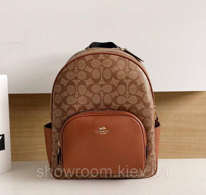 Жіночий брендовий рюкзак Coach Court (5674) Lux Київ - фото 1